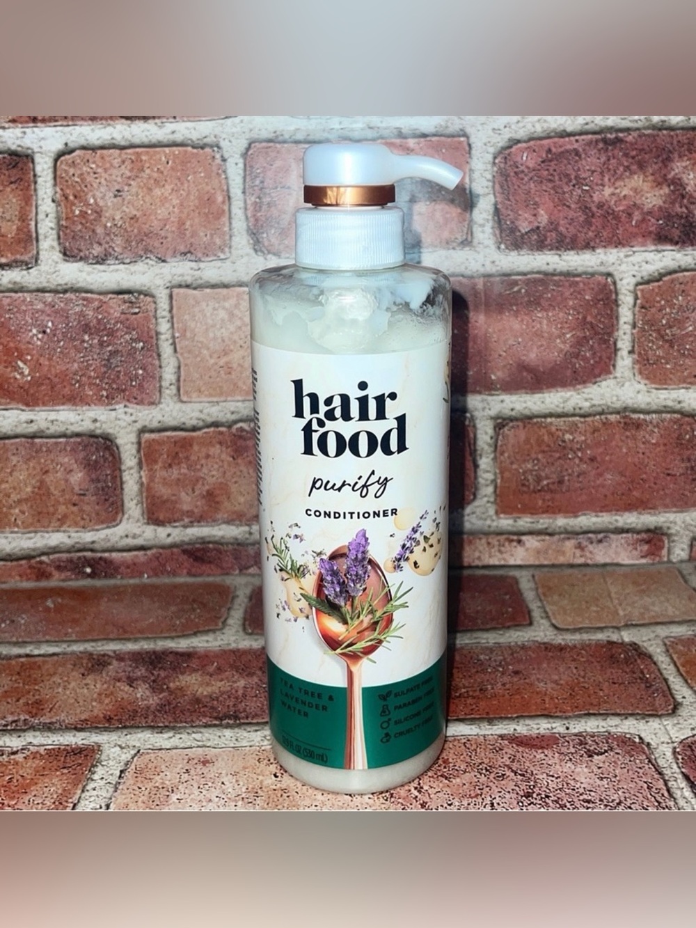 New HAIR FOOD Purifying Conditioner Tea Tree and Lavender Water 17.9oz/530mL